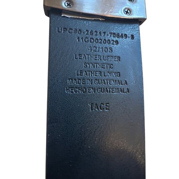 Genuine Dickies Reversible Leather Belt Brown & Black Metal Buckle 42 - Picture 5 of 5